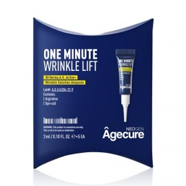 Ампула з аргиреліном, що омолоджує для розгладження зморшок Neogen Agecure One Minute Wrinkle Lift, 